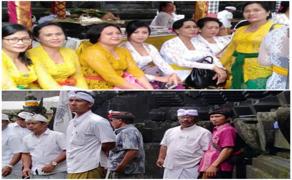 Bakti pengayar diskop.nakertrans ke Pura Gunung Raung 