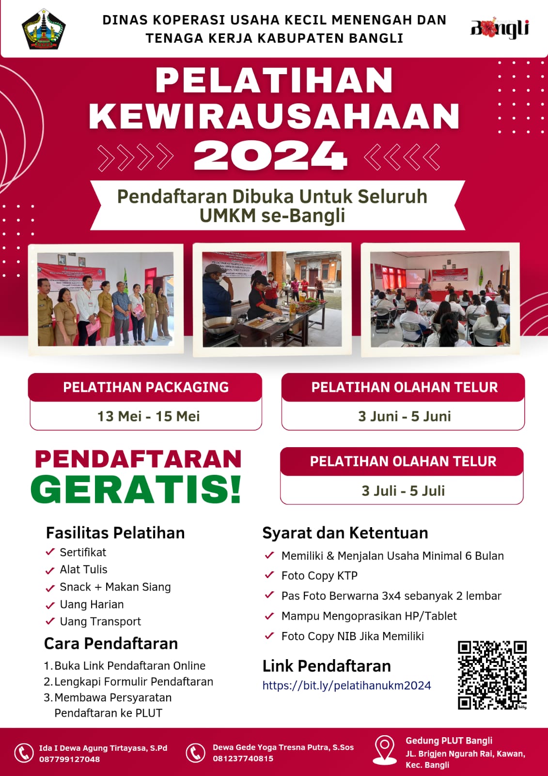 Pelatihan Kewirausahaan 2024 Untuk UMKM se-Kabupaten Bangli