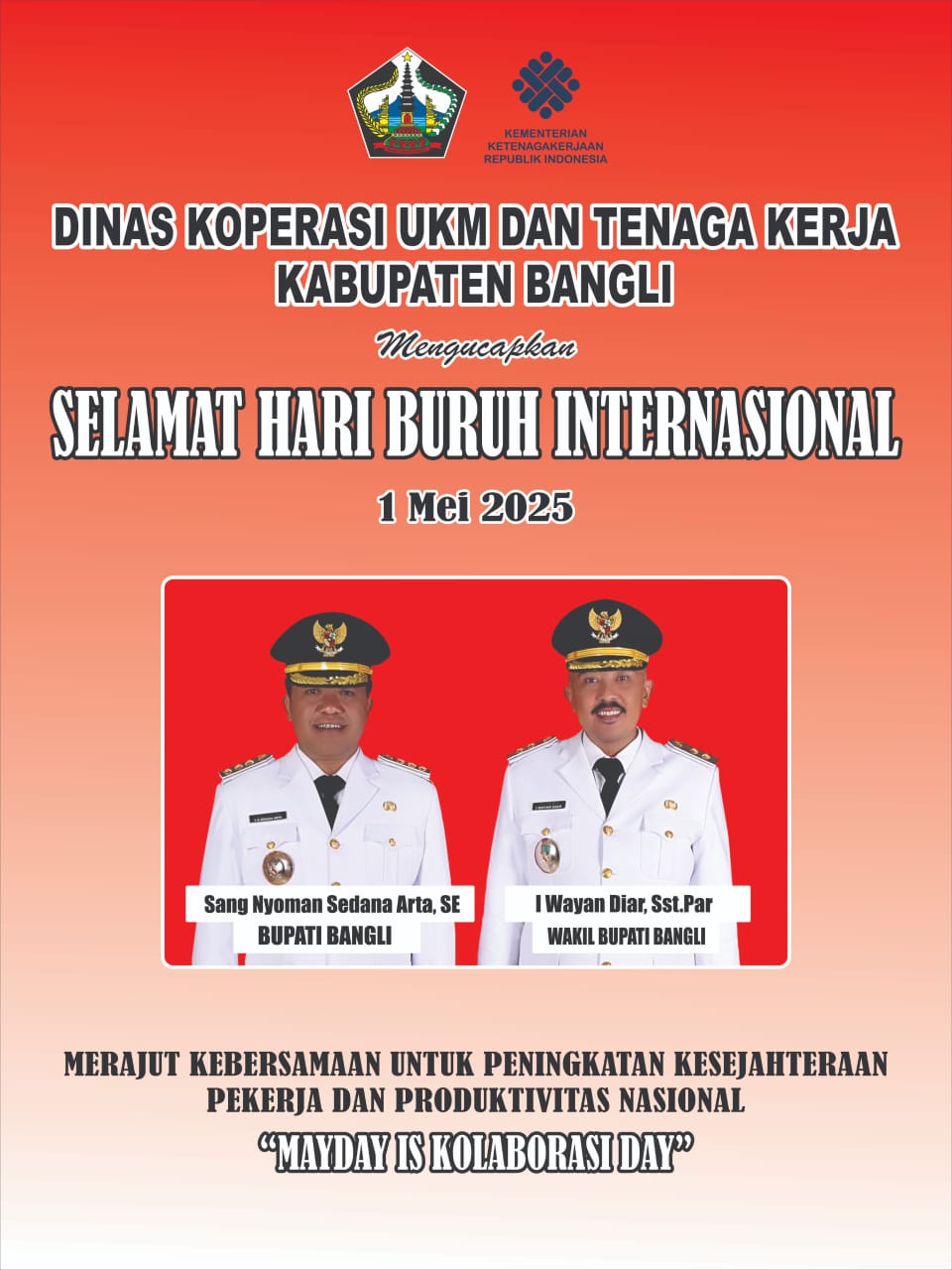 SELAMAT HARI BURUH INTERNASIONAL