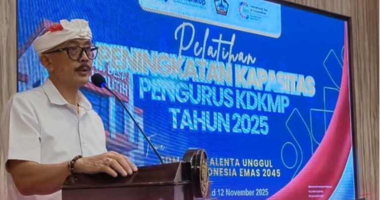 Wakil Bupati Bangli Buka Pelatihan Peningkatan Kapasitas Pengurus Koperasi Merah Putih