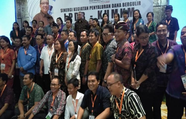 Kegiatan sinergi penyaluran LPDB KUMKM dengan Nara sumber dari LPDB