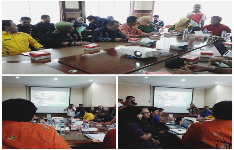 Kunjungan Kerja sttady tiru pemda jatim yg diterima Wakil Bupati Bangli 