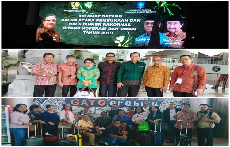 Pembukaa  dan Gala Diner Rakornas Bidang Koperasi dan UMKM Tahun 2019
