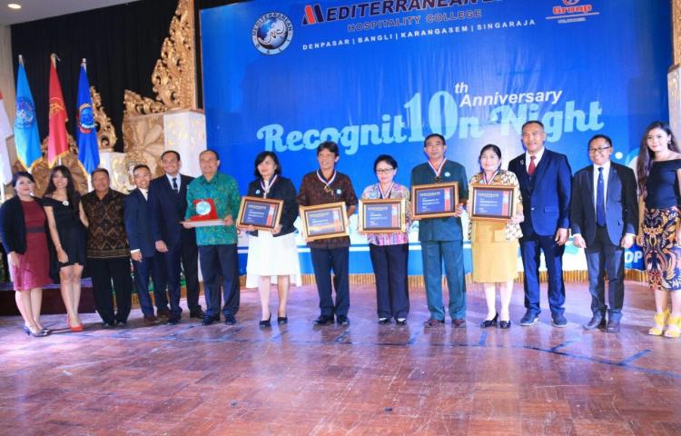Pemda Bangli mendapat penghargaan dari Mediterranean Bali dalam acara 