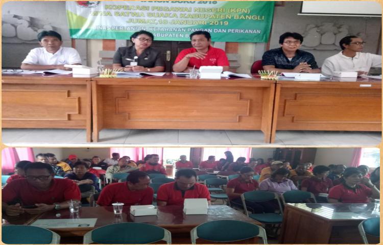 Plt. Kadis Koperasi UMKM Nakertrans Hadiri RAT Tahun Buku 2018 di Koperasi KPN 
