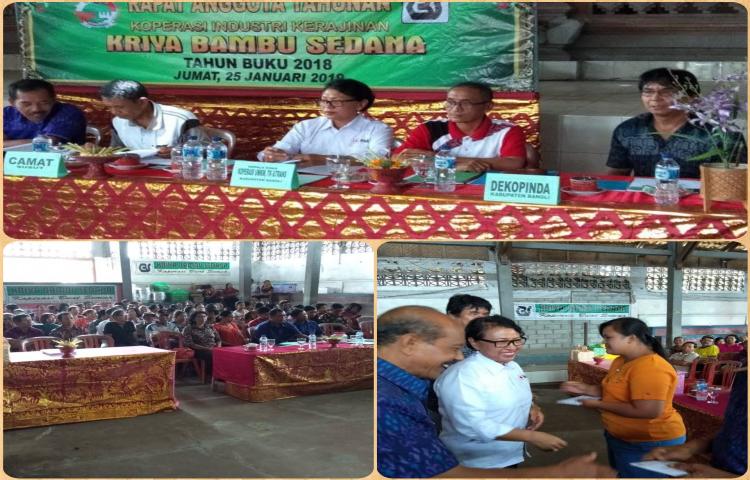 Plt. Kadis Koperasi UMKM Nakertrans Hadiri RAT Tahun Buku 2018 di Koperasi 