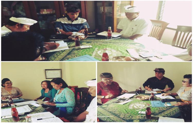 Rapat persiapan Pesona Budaya Daerah Bali Tahun 2019