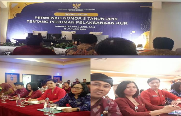 Sosialisasi Permenko No 08 tahun 2019 tentang Pedoman Pelaksanaan KUR