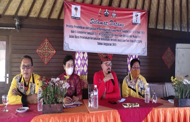 Wakil Bupati Bangli dorong UMKM Bangli Bangkit ditengah Pandemi